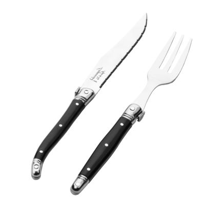 Laguiole Style de Vie - Laguiole Aterimet 12 osaa Musta