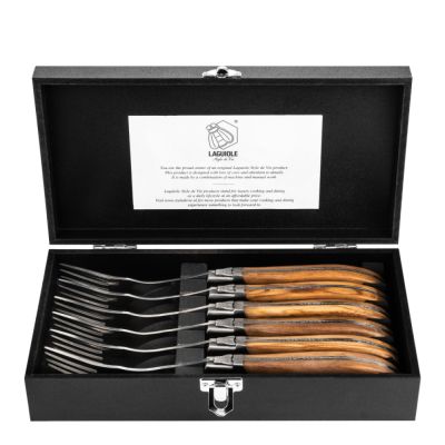 Laguiole Style de Vie - Laguiole Haarukka 6 kpl Olive