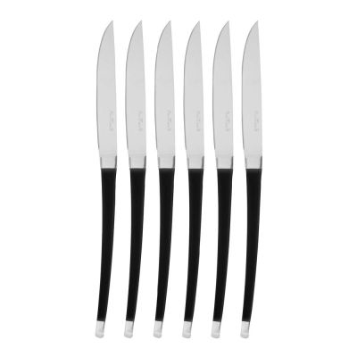 Pintinox - Audrey Pihviveitsi 23,5 cm 6 kpl Musta