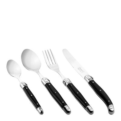 Laguiole Style de Vie - Premium Line Treasure Aterimet 24 osaa Musta/Teräs