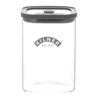 Kilner - Fresh M Säilytyspurkki 1 L Lasi/Harmaa