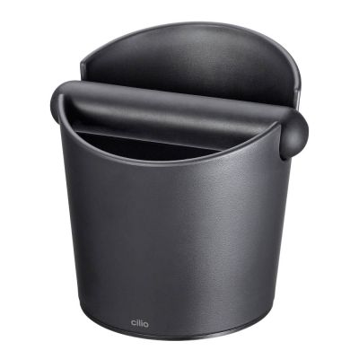 Cilio - Barista knock box Purusäiliö 12 cm Musta