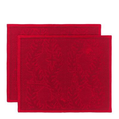 Royal Copenhagen - Star Fluted Christmas tablettiliina 45x35 cm 2 kpl punainen