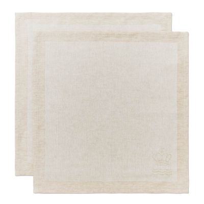 Royal Copenhagen - Waves lautasliina 44x44 cm 2 kpl valkoinen