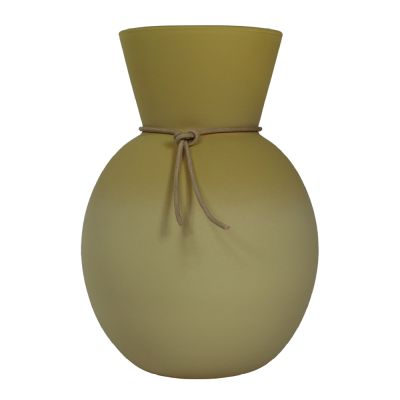 Nybro Crystal - Happy Maljakko 25 cm Lemoncurd