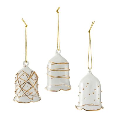 Villeroy & Boch - Winter Collage Joulukuusenkoriste Lasikupu 3 kpl Kirkas/Kulta