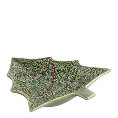 Bordallo Pinheiro - Christmas Kulho 75 cl Vihreä/Punainen