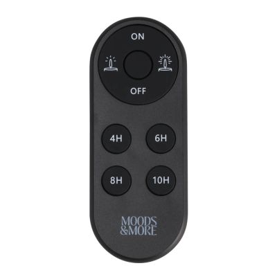 Moods & More - Kaukosäädin LED Kynttilöille Musta