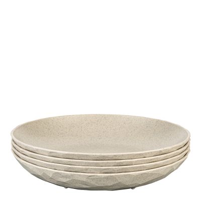 Koziol - Club Syvä Lautanen 22 cm 4 kpl Beige
