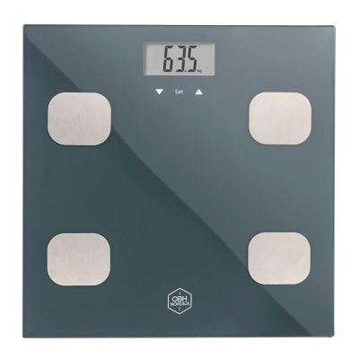 OBH Nordica - Fitness Tracker BMI Henkilövaaka 150 Kg Musta