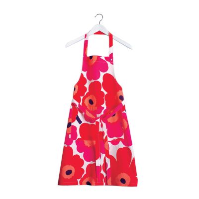Marimekko - Pieni Unikko Esiliina 85 cm Valkoinen/Punainen