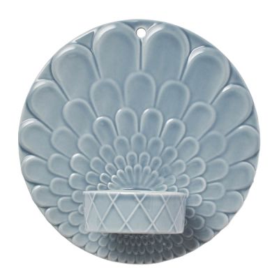 Dottir - Pipanella Seinäkynttilänjalka 17,4 cm Siniharmaa