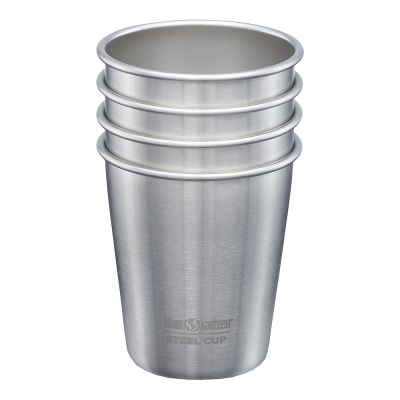 Klean Kanteen - Steel Cup Muki 296 ml 4 kpl Harjattu teräs