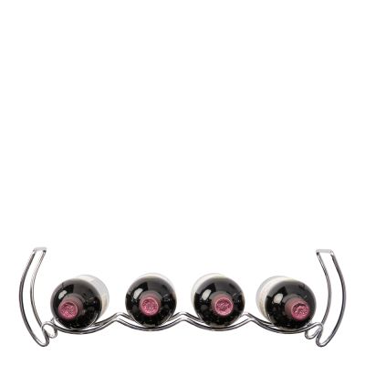 Hahn Kitchenware - Viinipulloteline 4 pullolle Kromi