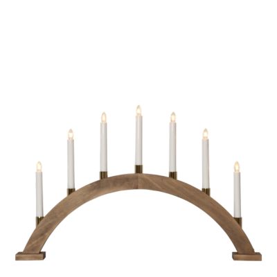 Star Trading - Gillian Sähkökynttelikkö 7 lamppua Puu