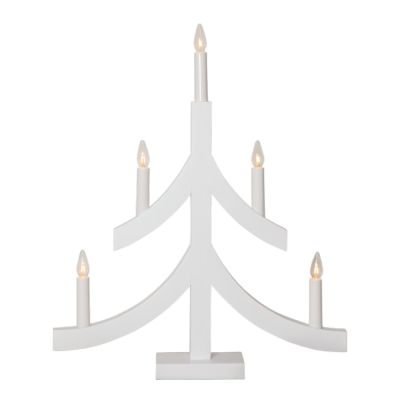 Star Trading - Pagod Sähkökynttelikkö kuusi 5 lamppua Valkoinen