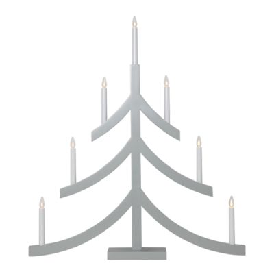 Star Trading - Pagod Sähkökynttelikkö kuusi 7 lamppua Harmaa