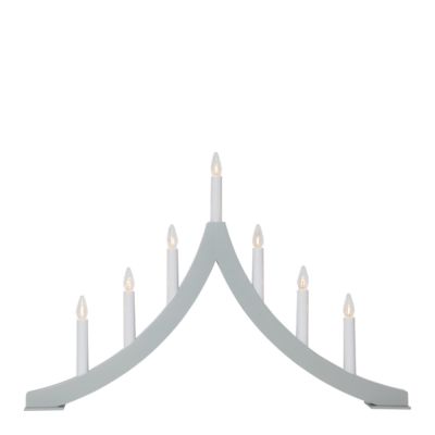 Star Trading - Pagod Sähkökynttelikkö 7 lamppua Harmaa