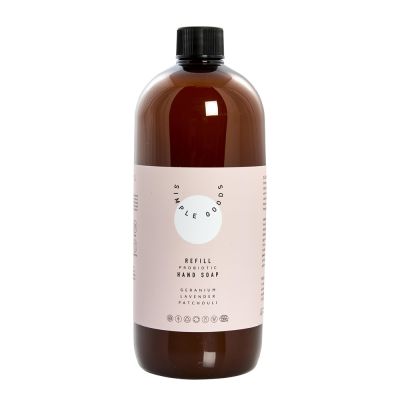 Simple Goods - Geranium Käsisaippua täyttöpakkaus 1000 ml Vaaleanpunainen