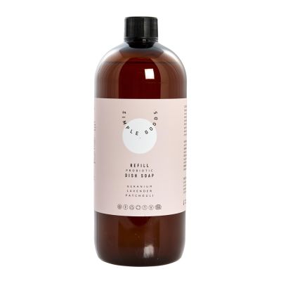 Simple Goods - Geranium Tiskiaine täyttöpakkaus 1000 ml Vaaleanpunainen