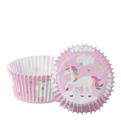 Modern House - Chic kids Paperinen muffinivuoka 40 kpl Yksisarvinen