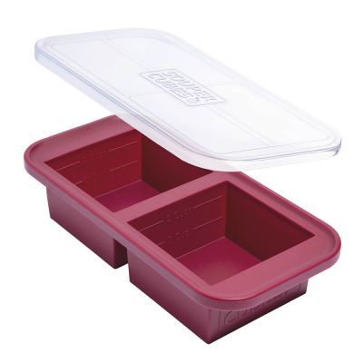 Souper Cubes - 2-Cup Pakastusmuotti silikoni 2×500 ml Karpalo