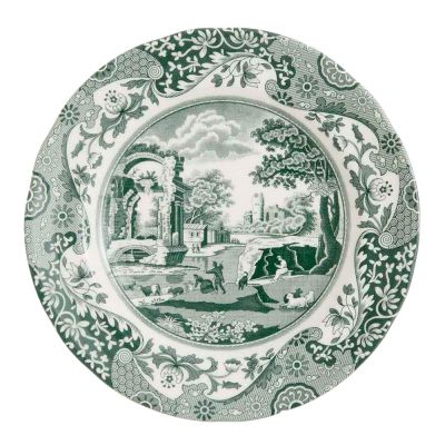 Spode - Heritage Green Italian Lautanen 20 cm Vihreä/Valkoinen