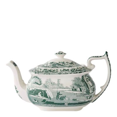 Spode - Heritage Green Italian Teekannu 1,1 L Vihreä/Valkoinen