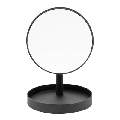 Wireworks - Magnify Mirror Pöytäpeili 25 cm Tumma Tammi