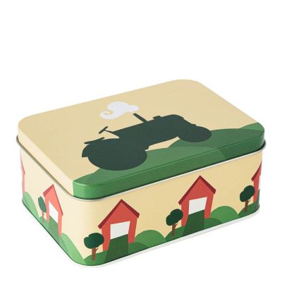 Blafre - Eväsrasia Traktori ja lato 4,5x10x14 cm Keltainen