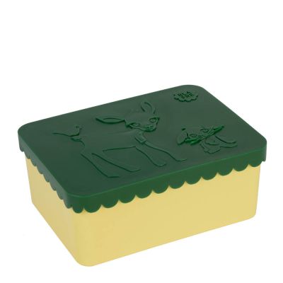 Blafre - Peura Eväsrasia 1 lokero 6x11x14 cm Tummanvihreä/Vaaleankeltainen