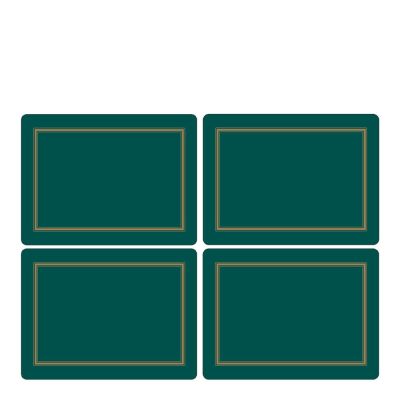 Pimpernel - Classic Pöytätabletti 40x30 cm 4 kpl Smaragdi