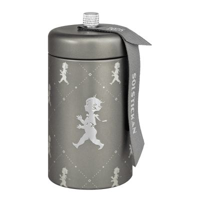 SOLSTICKAN - Tulitikkupurkki 2025 10 cm 100 kpl Hopea