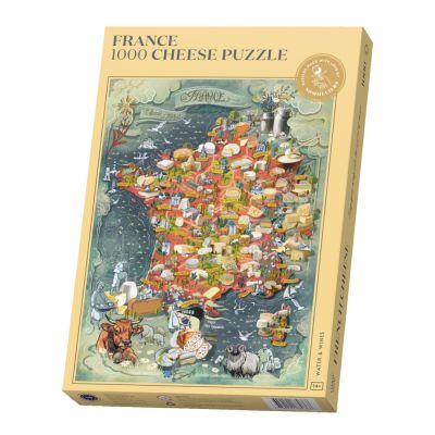 Water and Wines - Cheese Puzzle Palapeli Ranska 1000 palaa