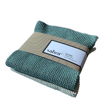 Sabor - Home Tiskirätti 25x25 cm 2 kpl Vihreä