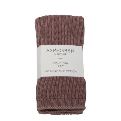 Aspegren - Ripple Neulottu tiskirätti 26x26 cm Elderberry