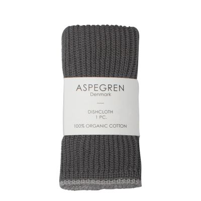 Aspegren - Ripple Neulottu tiskirätti 26x26 cm Flint Gray