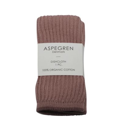 Aspegren - Ripple Neulottu tiskirätti 26x26 cm Mauve