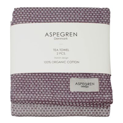 Aspegren - Gastro Keittiöpyyhe 50x70 cm 2 kpl Plum Wine