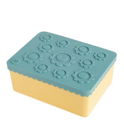 Blafre - Kukka Eväsrasia 3 Lokeroa 7x14x19 cm Sinivihreä/Vaaleankeltainen