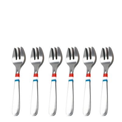 Tarrerias-Bonjean - Osterihaarukka 6 kpl Teräs