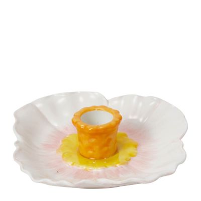 Stiernholm - Flora Kynttilänjalka 12,5 cm Beige/Roosa