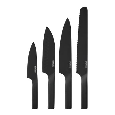 Stelton - Pure Black Veitsisetti 4 osaa Musta