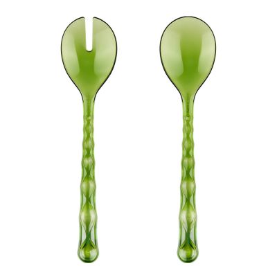 Guzzini - Vanity Salaattiottimet 2 kpl Water Lily Green