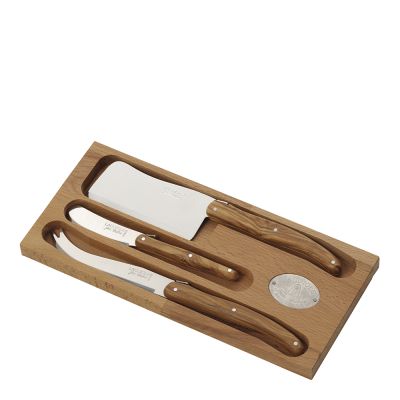 Laguiole en Aubrac - Laguiole Juustosetti 3 osaa Oliivipuu