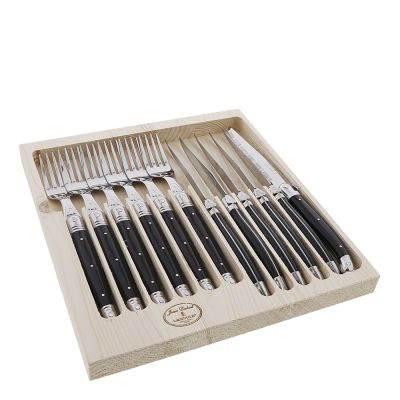 Laguiole en Aubrac - Aterimet 12 osaa Musta