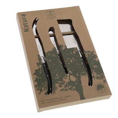 Laguiole en Aubrac - Juustoveitsi 3 osaa Musta