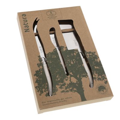 Laguiole en Aubrac - Juustoveitsi 3 osaa Valkoinen