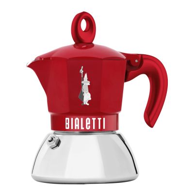 Bialetti - Exclusive Mutteripannu induktio 10 cl 2 kuppia Punainen