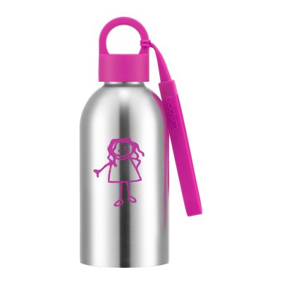 Bodum - Melior Vesipullo 0,3 L Vaaleanpunainen